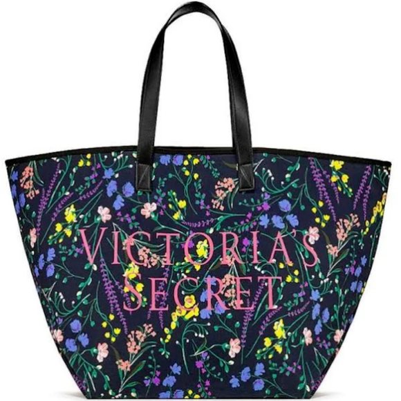 Victoria's Secret Floral Weekender Tote Bag - Picture 1 of 13